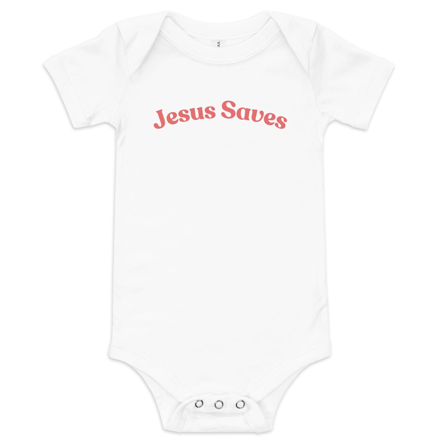 Jesus Saves (Pink/Red) Onsie