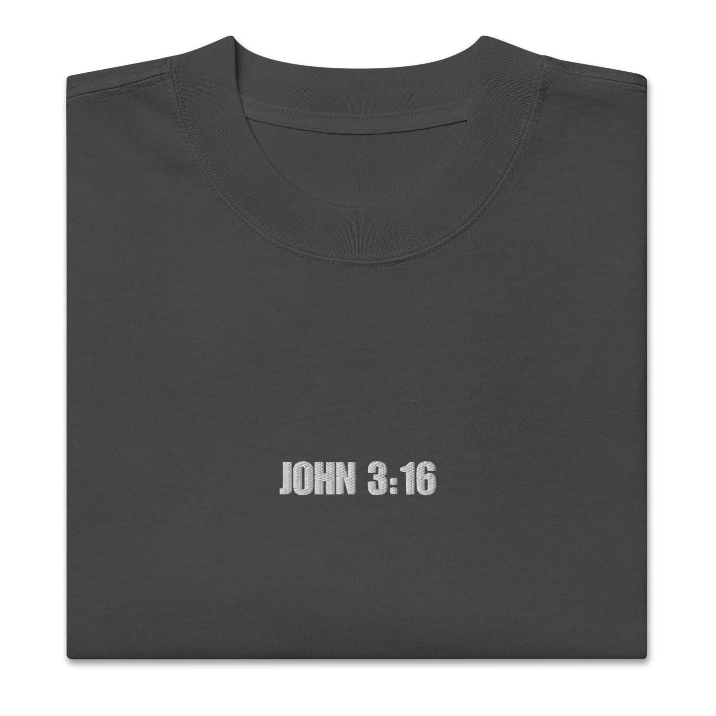 John 3:16 Oversized Faded T-shirt