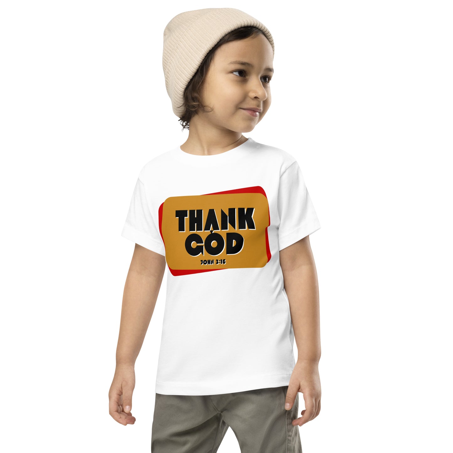 Thank God Toddler T-shirt White