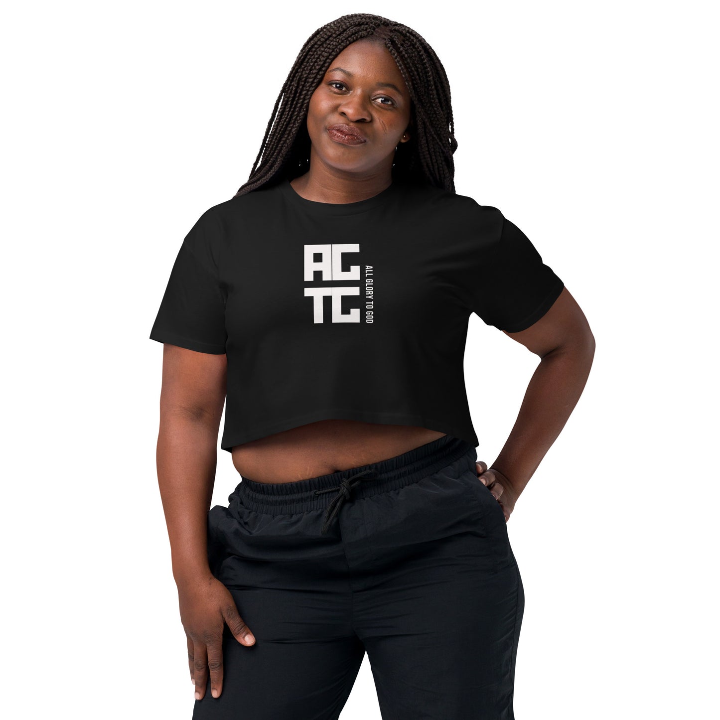 All Glory to God Crop T-shirt